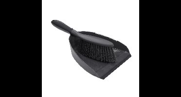 Dutch House Stoffer en blik antraciet